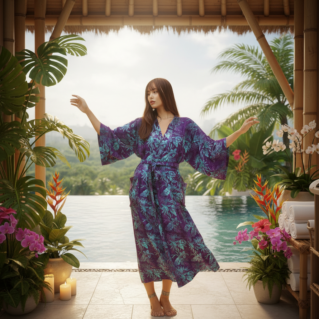 Catalina Kimono Robe Beach Cover-Up Robe