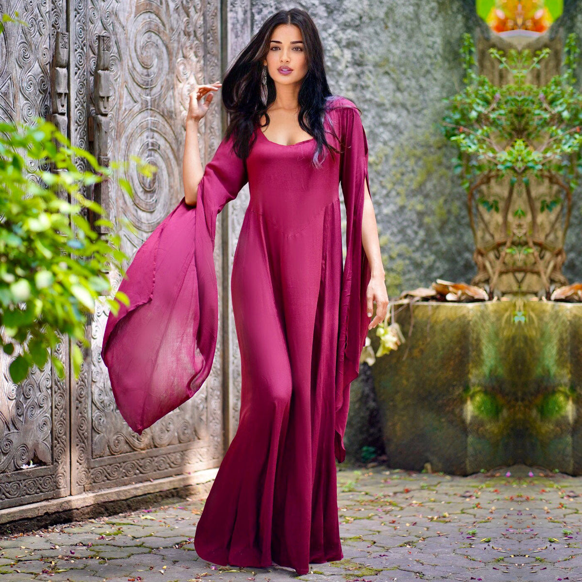Carrie Cottagegoth Renaissance Bohemian Maxi Dress