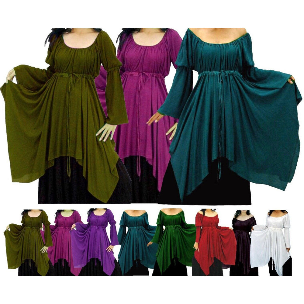 Nancy Classic Renaissance Blouse with Long Sleeves