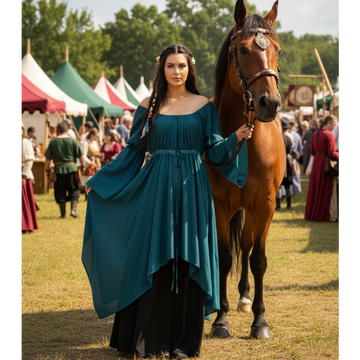 Nancy Classic Renaissance Blouse with Long Sleeves