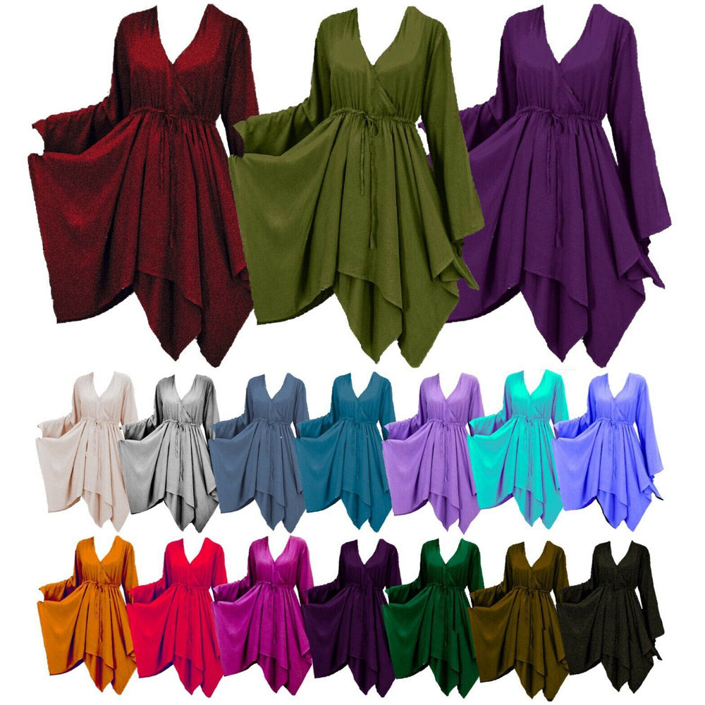 Chloe Lagenlook Layered Sexy V Neck Gypsy Blouse