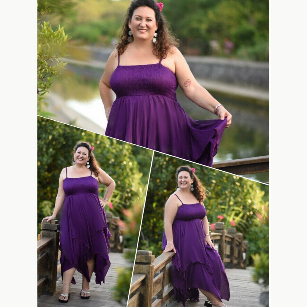 Nicole  Boho Pixie Dress Hippie Layered Design Lagenlook Chic