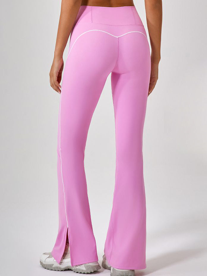 Flare High-waisted Split Pants