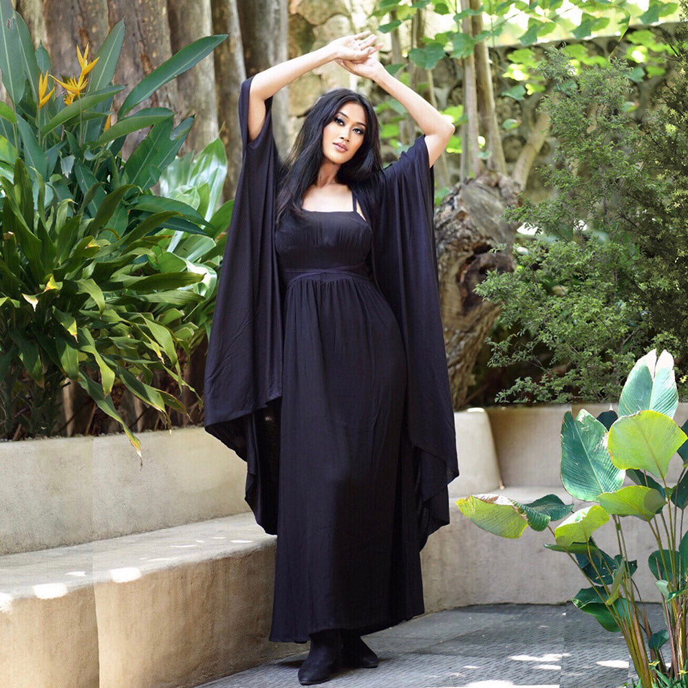 Jasmine Cottagegoth Jersey Crinkle Rayon 2 Piece Set Dress