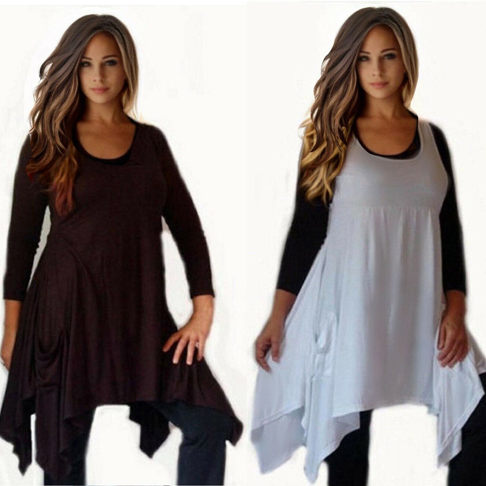 Lily Cute Dripsides Layering Top Vest Jumper with Pockets