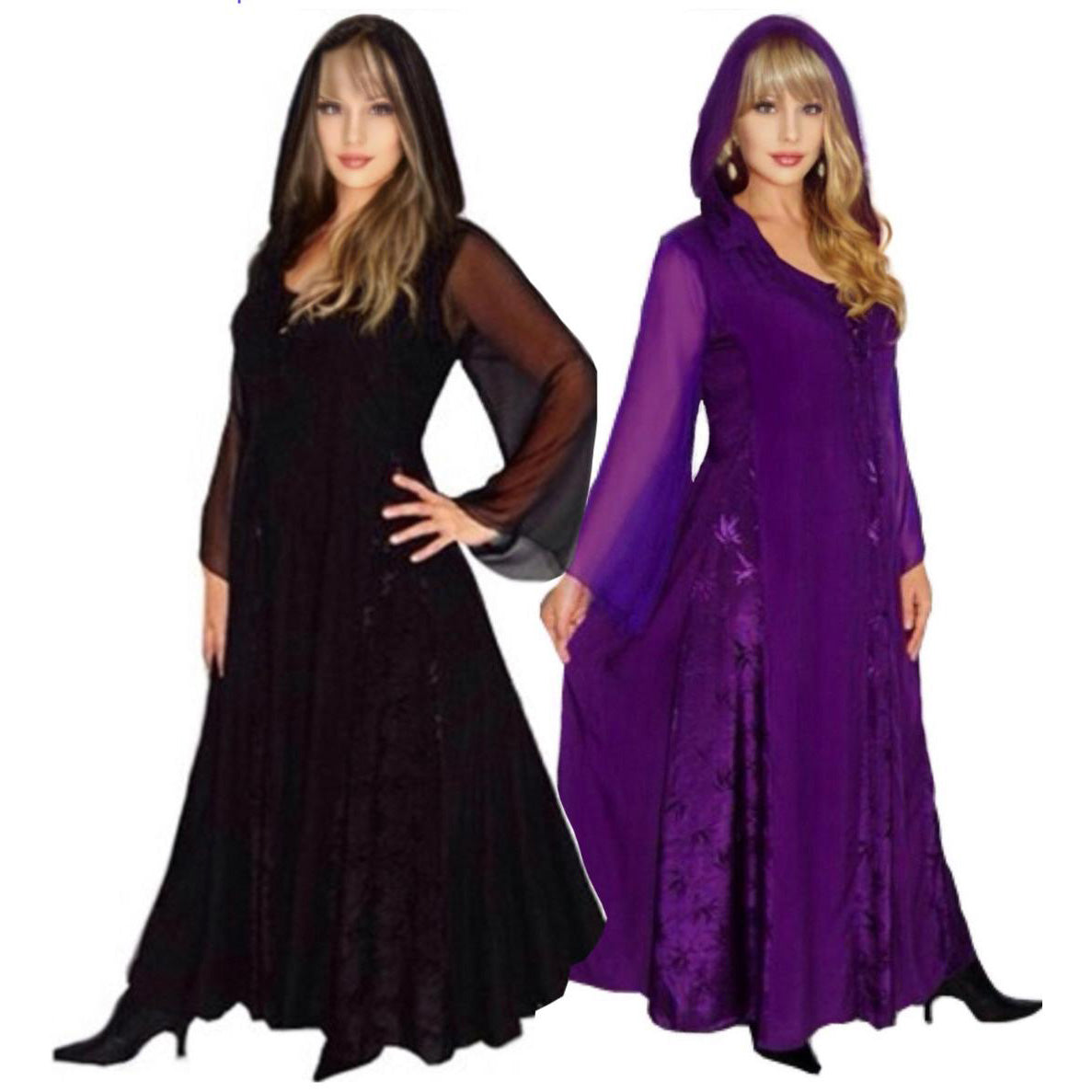 Ariana Wiccan Robe Goddess Gown Maxi Dress