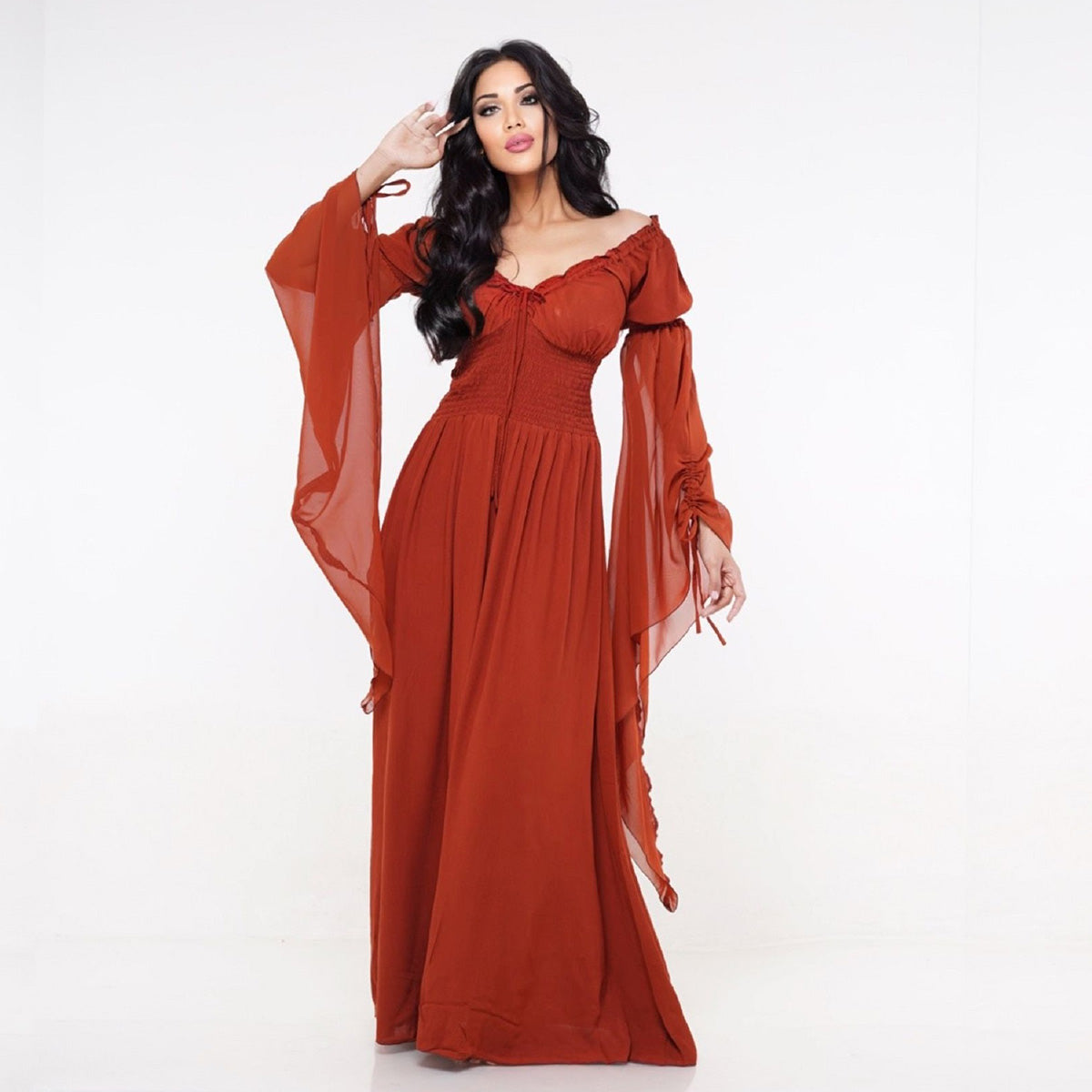 Saige Renaissance Romantic Maxi Dress