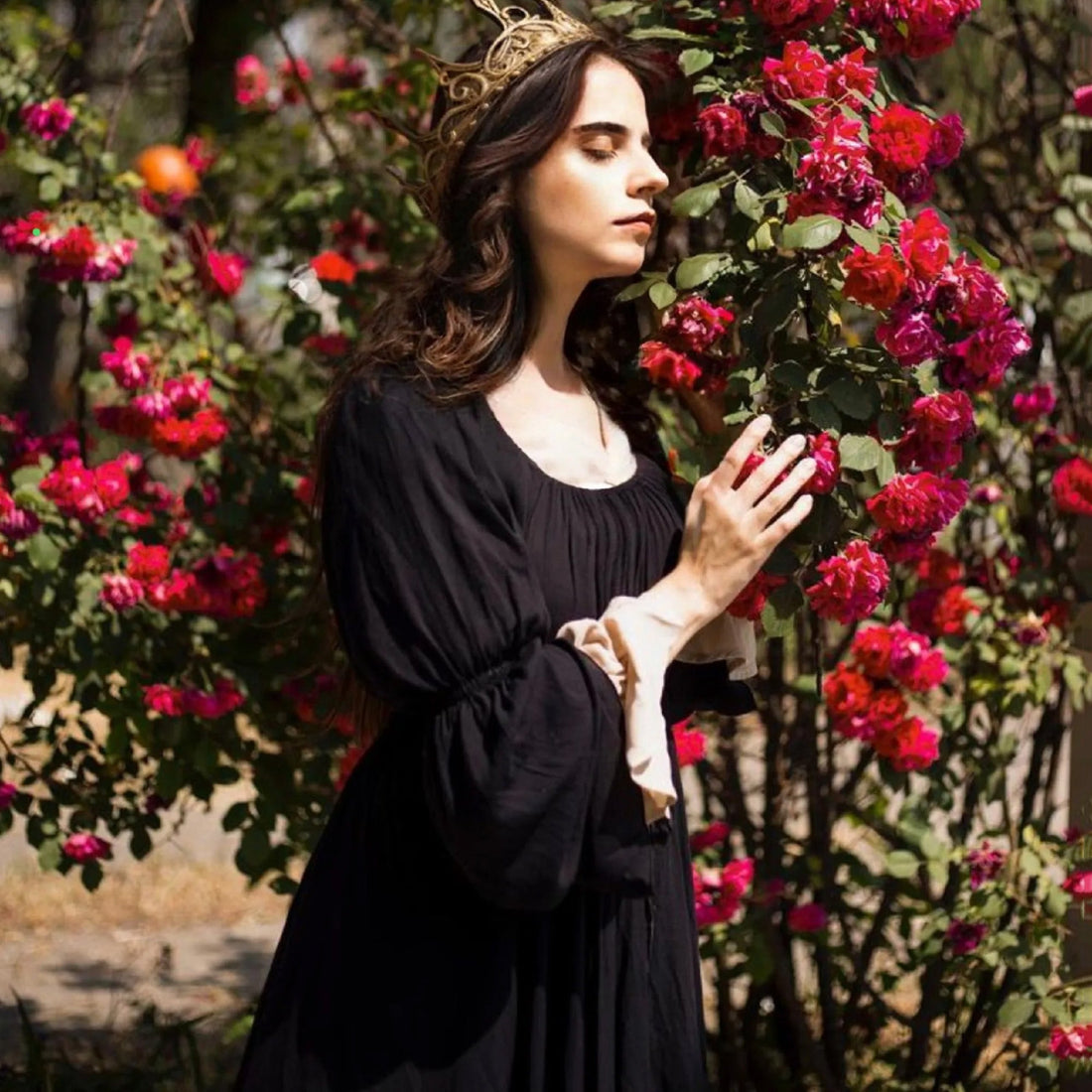 Kimber Long Sleeved Layered Renaissance Boho Dress