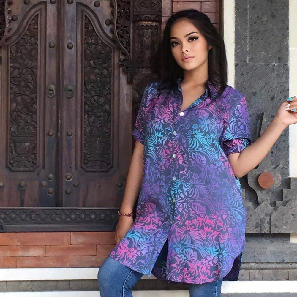 Harley Batik Shirt Long Cut Blouse