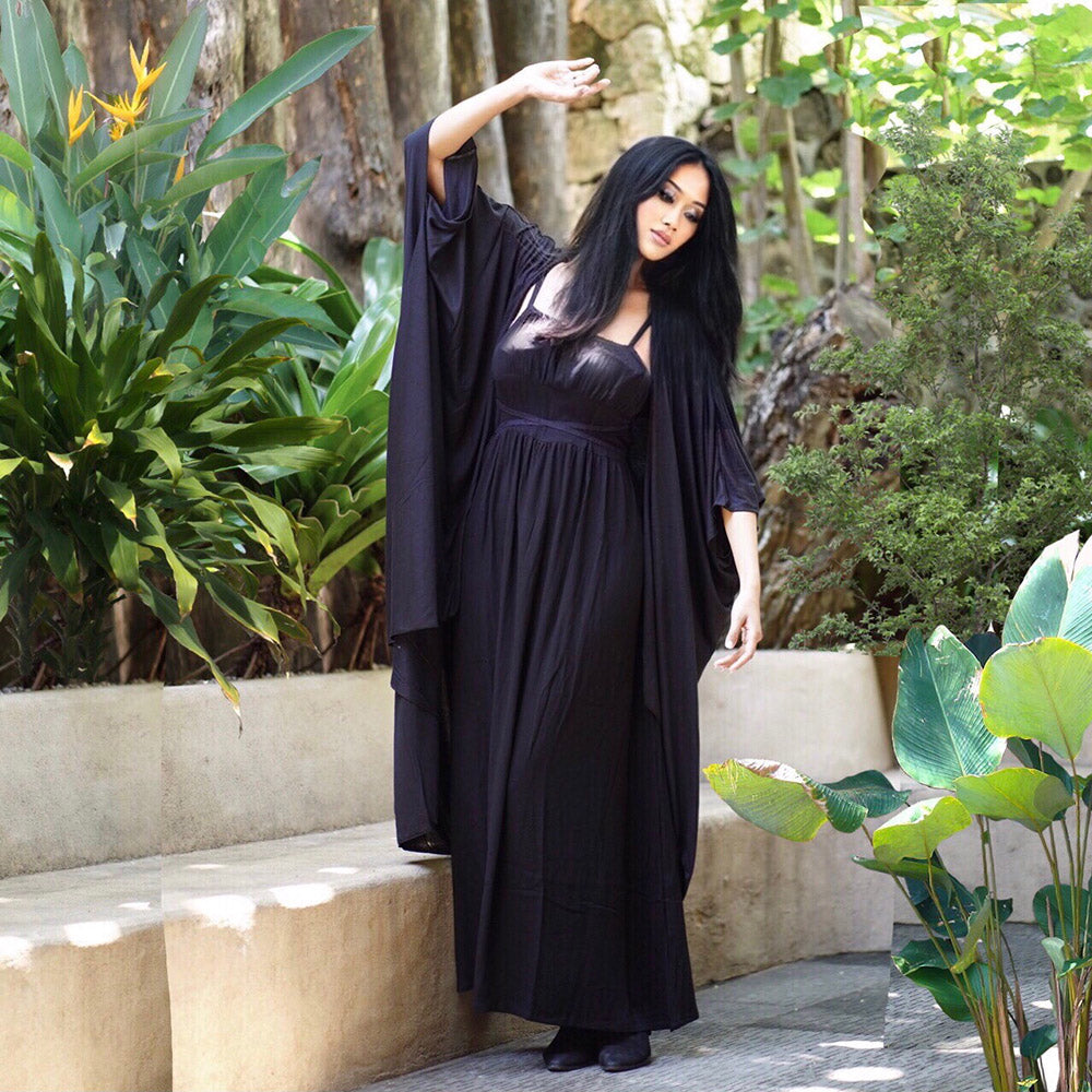Jasmine Cottagegoth Jersey Crinkle Rayon 2 Piece Set Dress