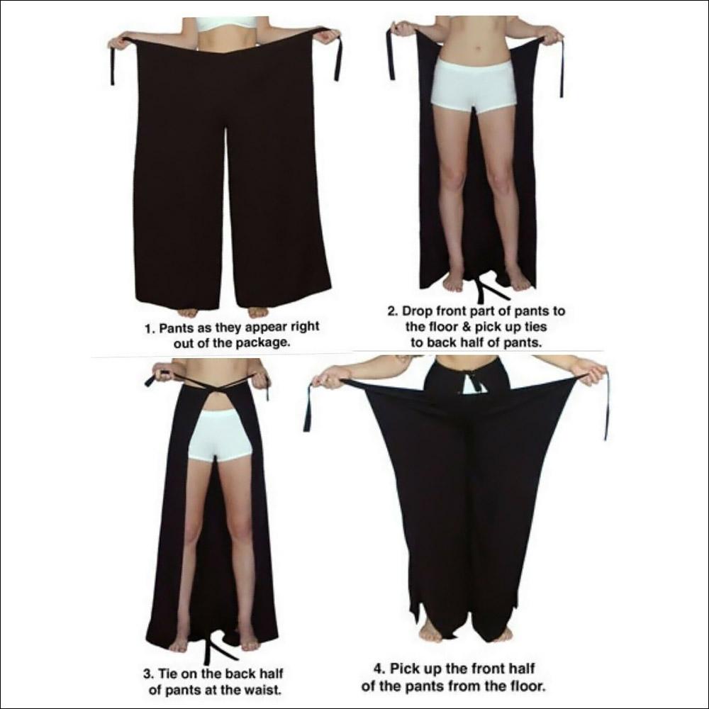Nicole  Wrap Tie Boho Palazzo Wide Leg Pant