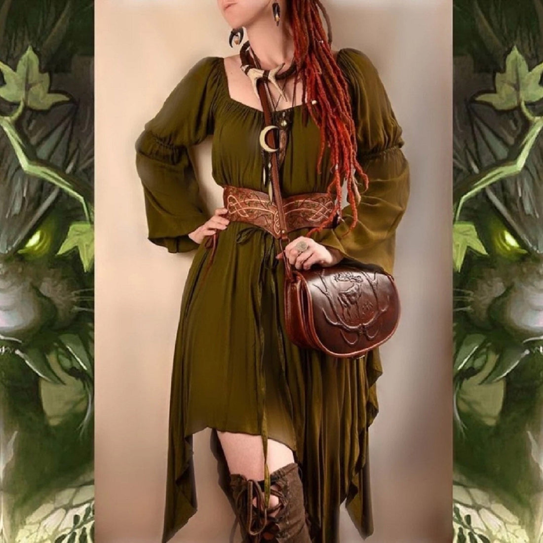Lilah Asymmetric Hem Bohemian Blouse or Short Dress