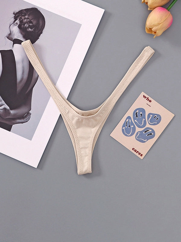 Femal Sexy Solid Color T-Back Panties