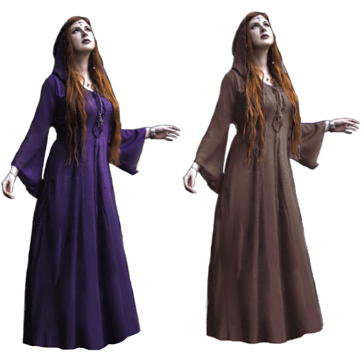 Ariana Wiccan Robe Goddess Gown Maxi Dress