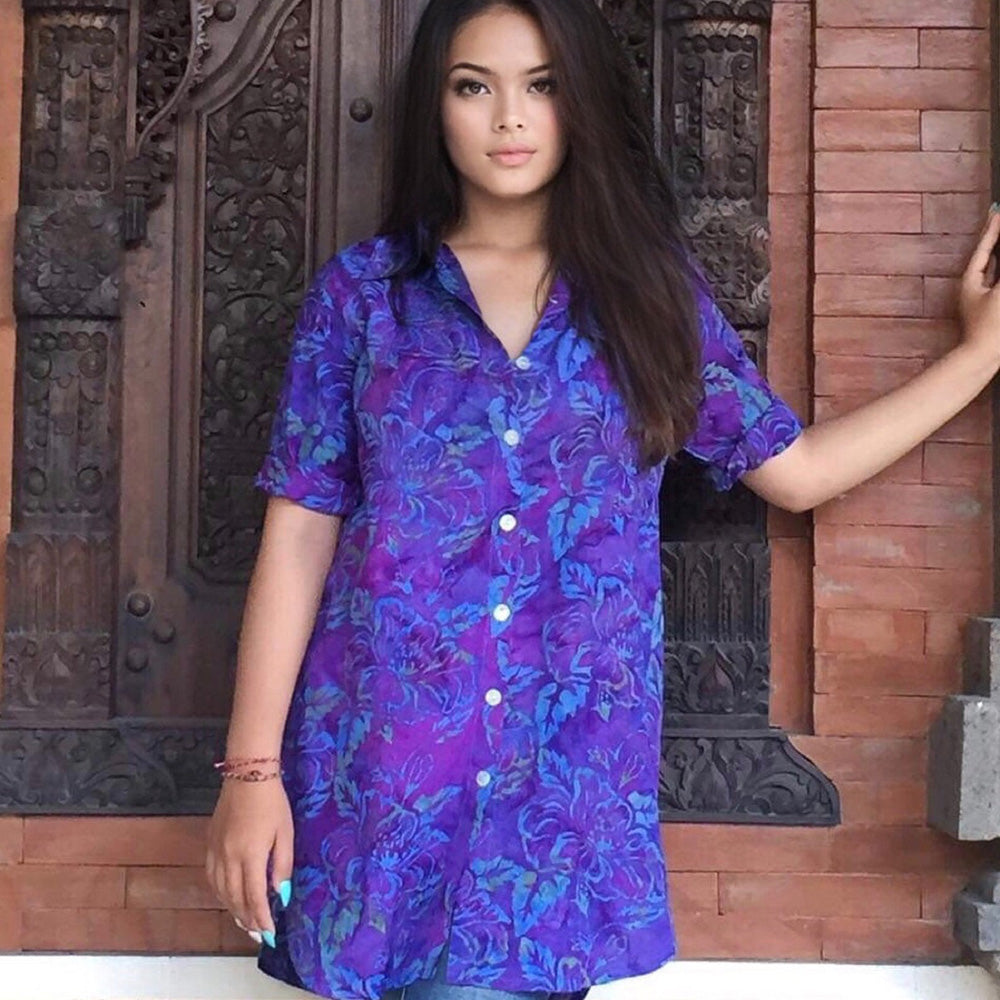 Harley Batik Shirt Long Cut Blouse