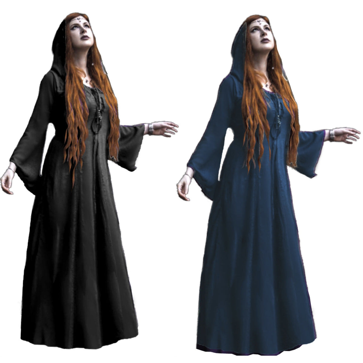 Ariana Wiccan Robe Goddess Gown Maxi Dress