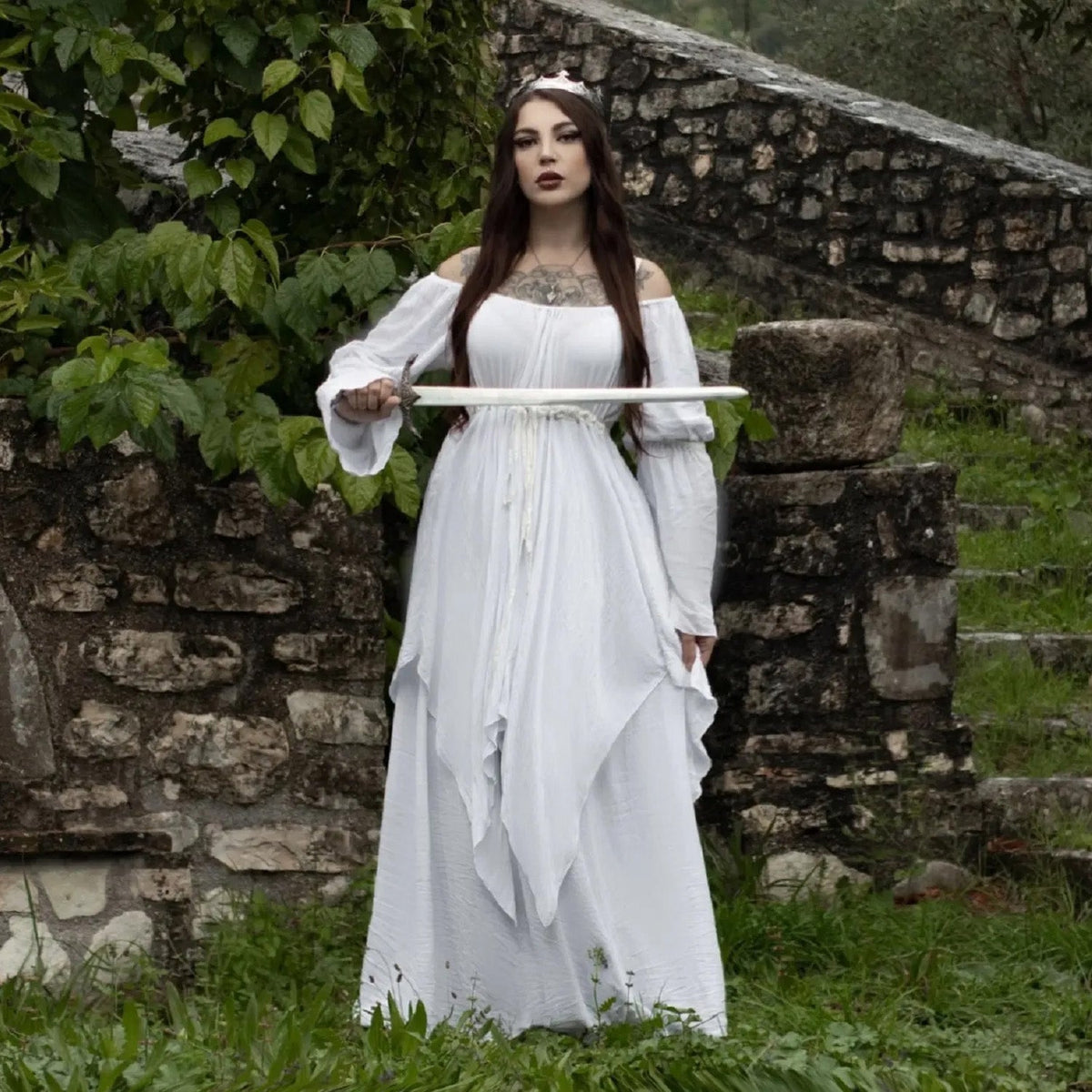 Kimber Long Sleeved Layered Renaissance Boho Dress
