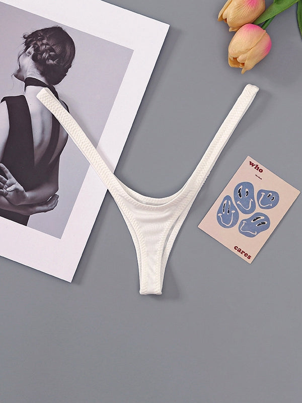 Femal Sexy Solid Color T-Back Panties