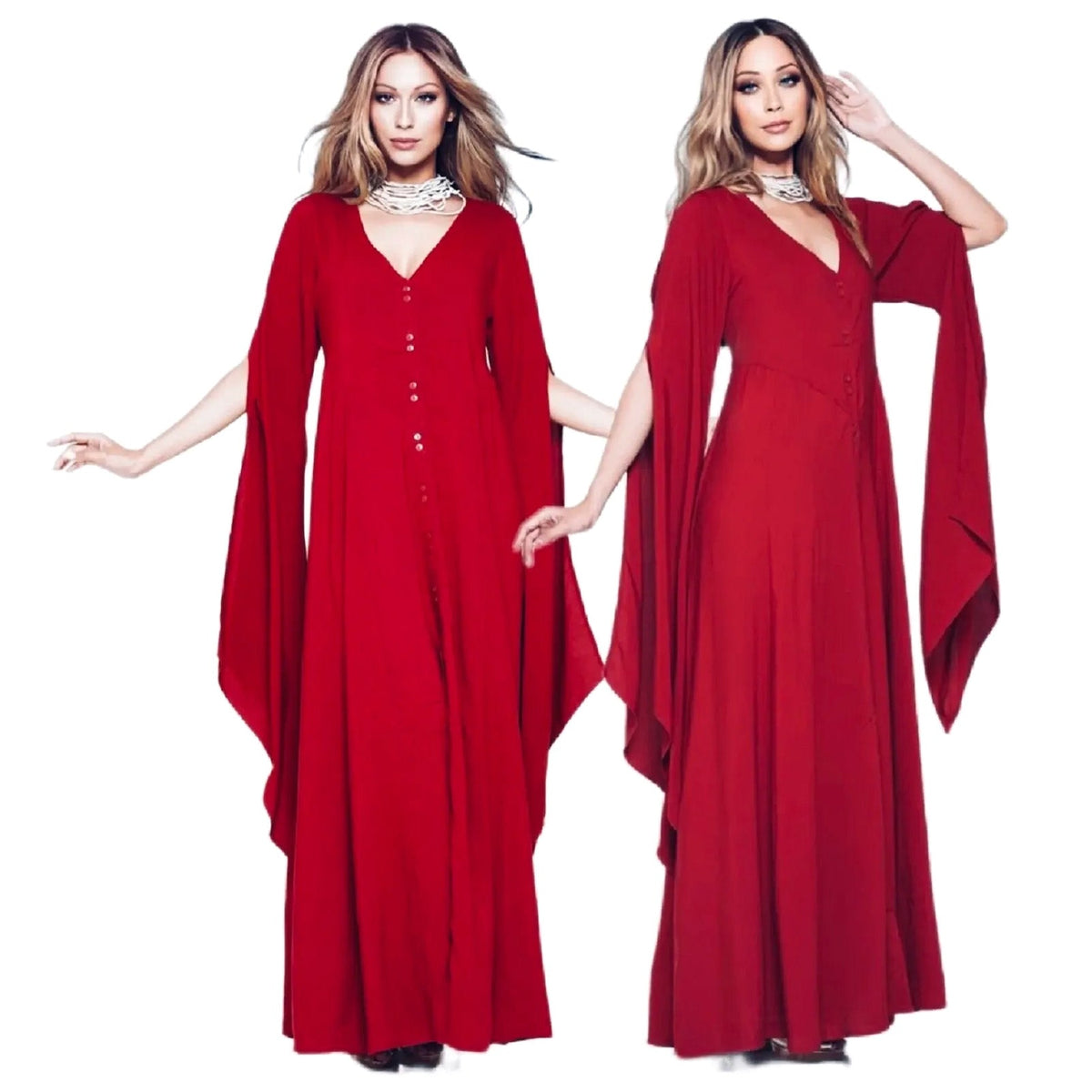 Andi CottageGoth Renaissance Boho A Line Maxi Dress