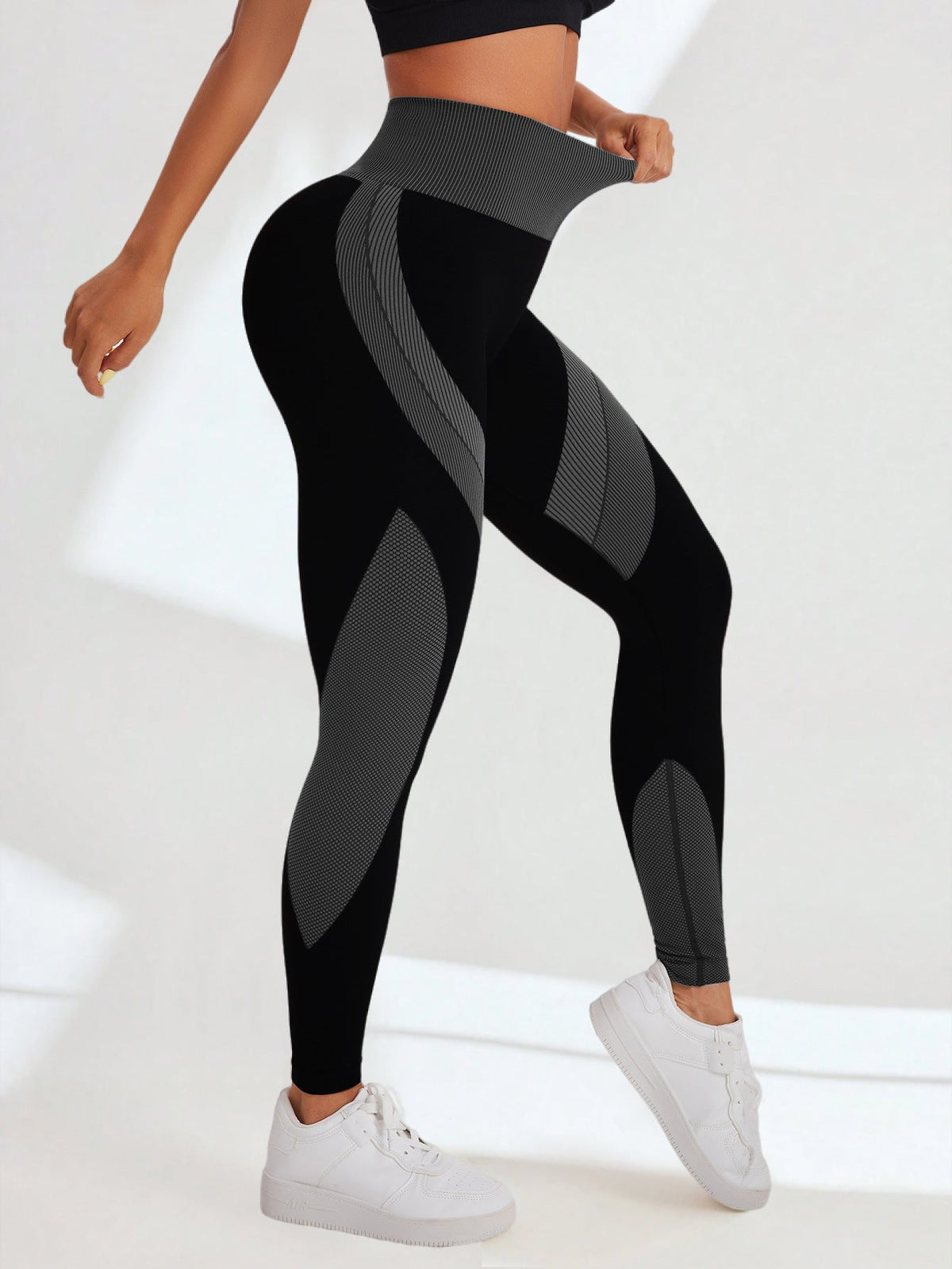 Contrast color Scrunch Bum Leggings