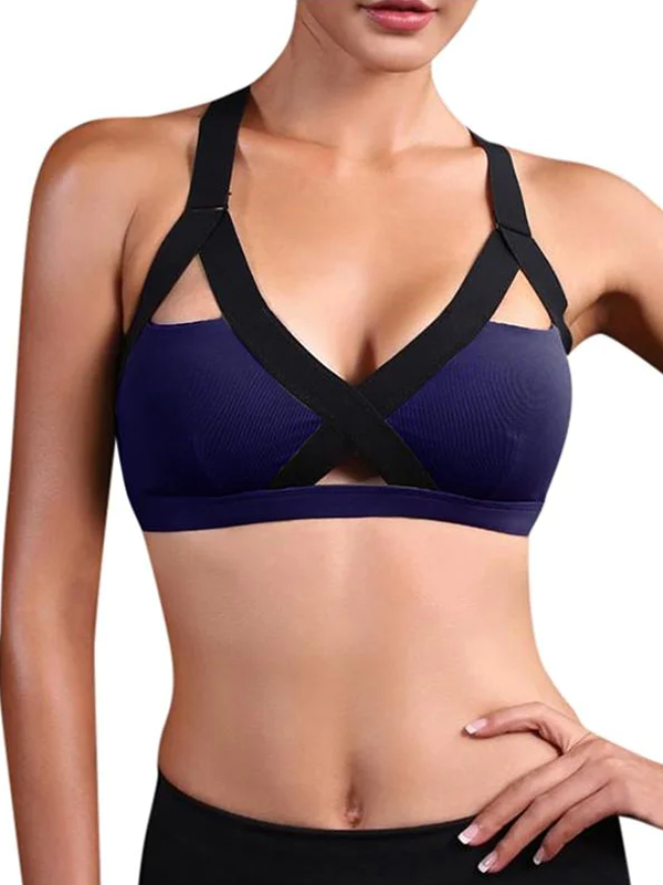 Hollow Gathered Sports Bras