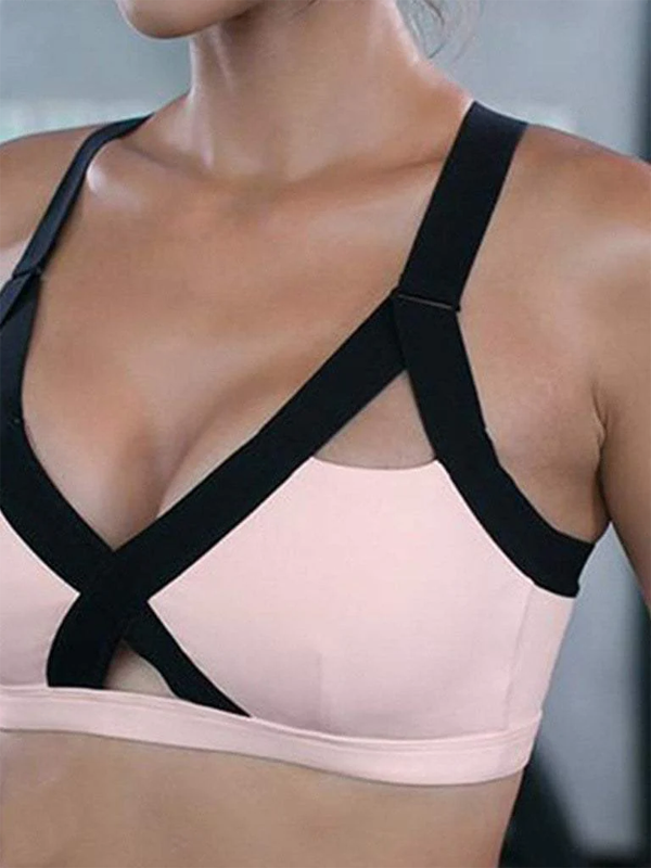 Hollow Gathered Sports Bras