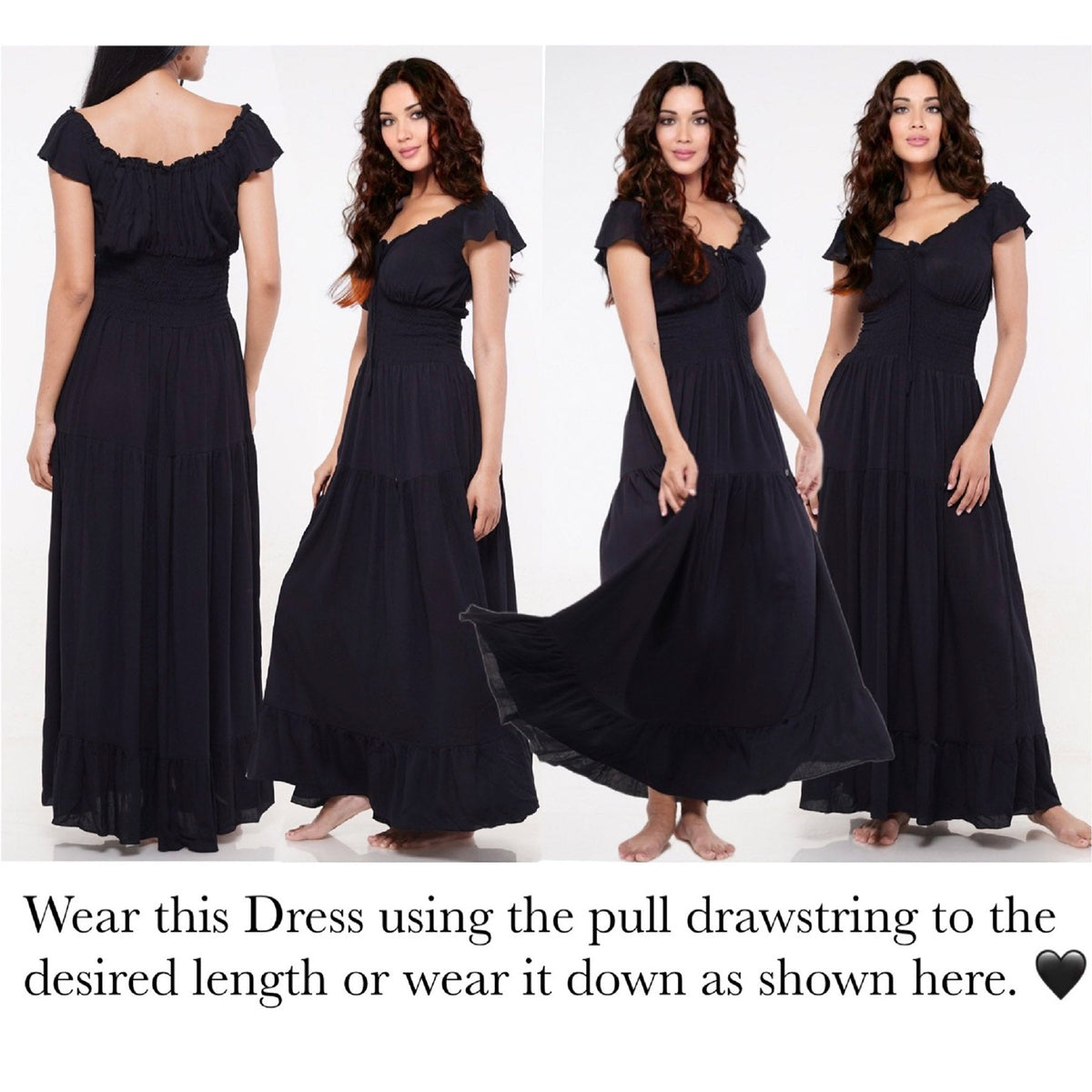 Madalyn Smocked Tiers Crinkle Rayon Party Maxi Dress