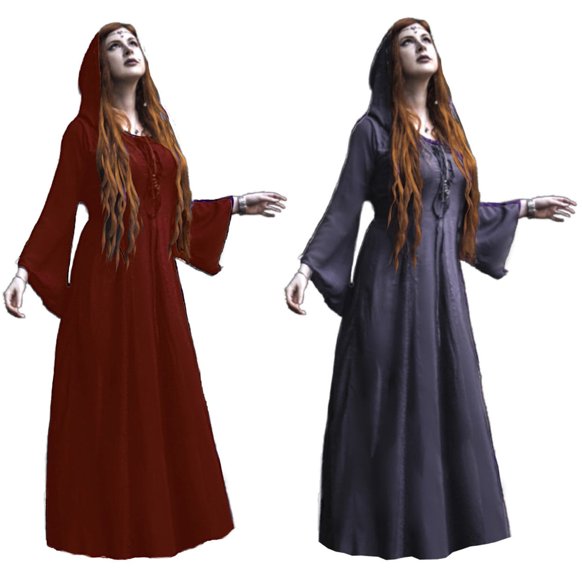 Ariana Wiccan Robe Goddess Gown Maxi Dress