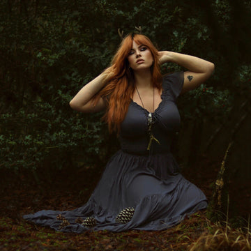 Liliana Rayon Crinkle Smocked Tiers Bohemian Maxi Dress