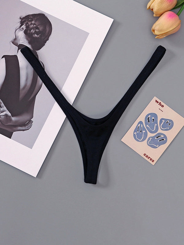 Femal Sexy Solid Color T-Back Panties