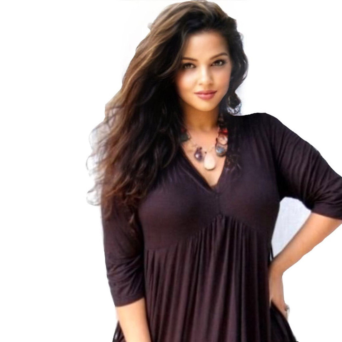 Kynlee Renaissance Delicate Rayon Lycra Boho Dress