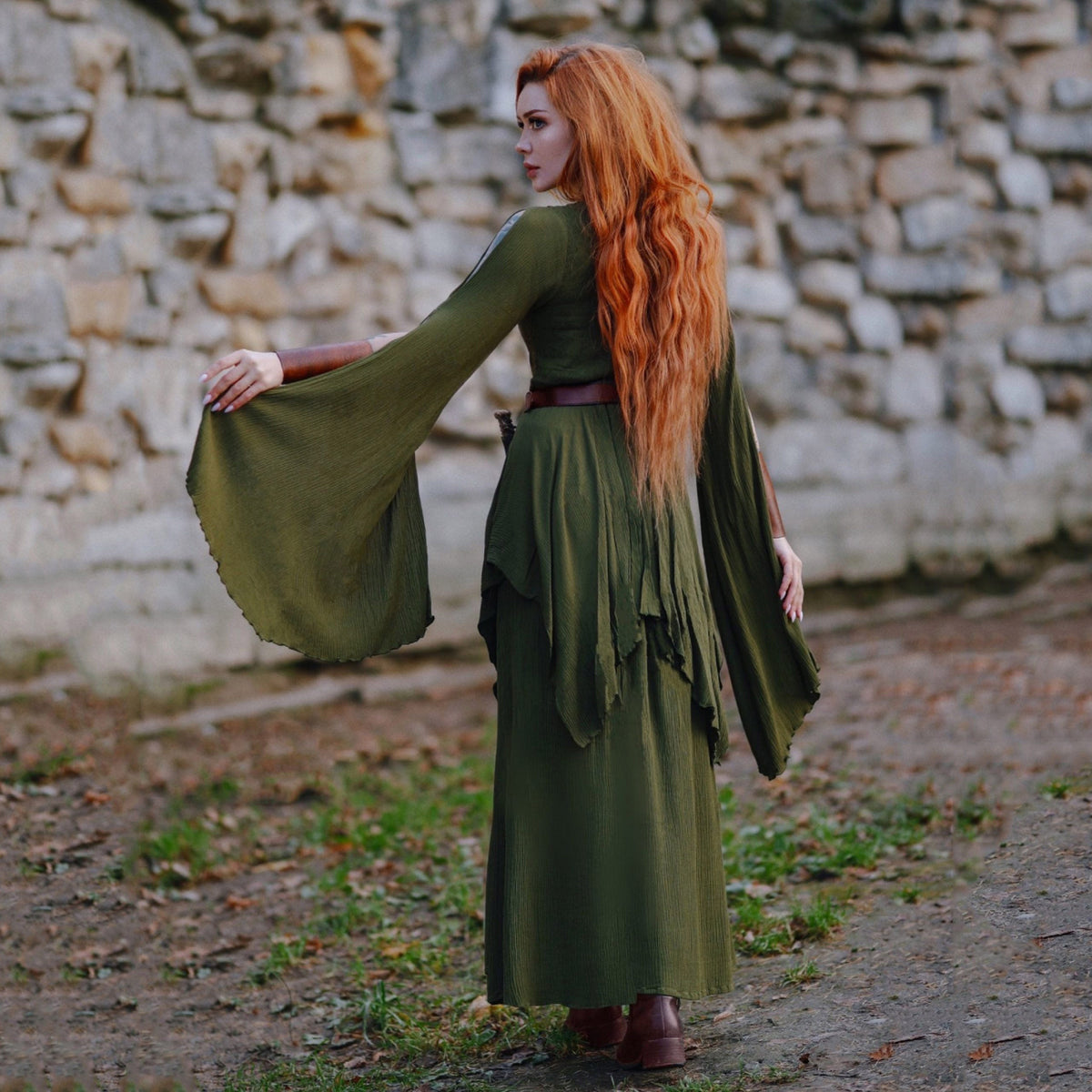 Leona Ren Faire Renaissance Corset Maxi Dress