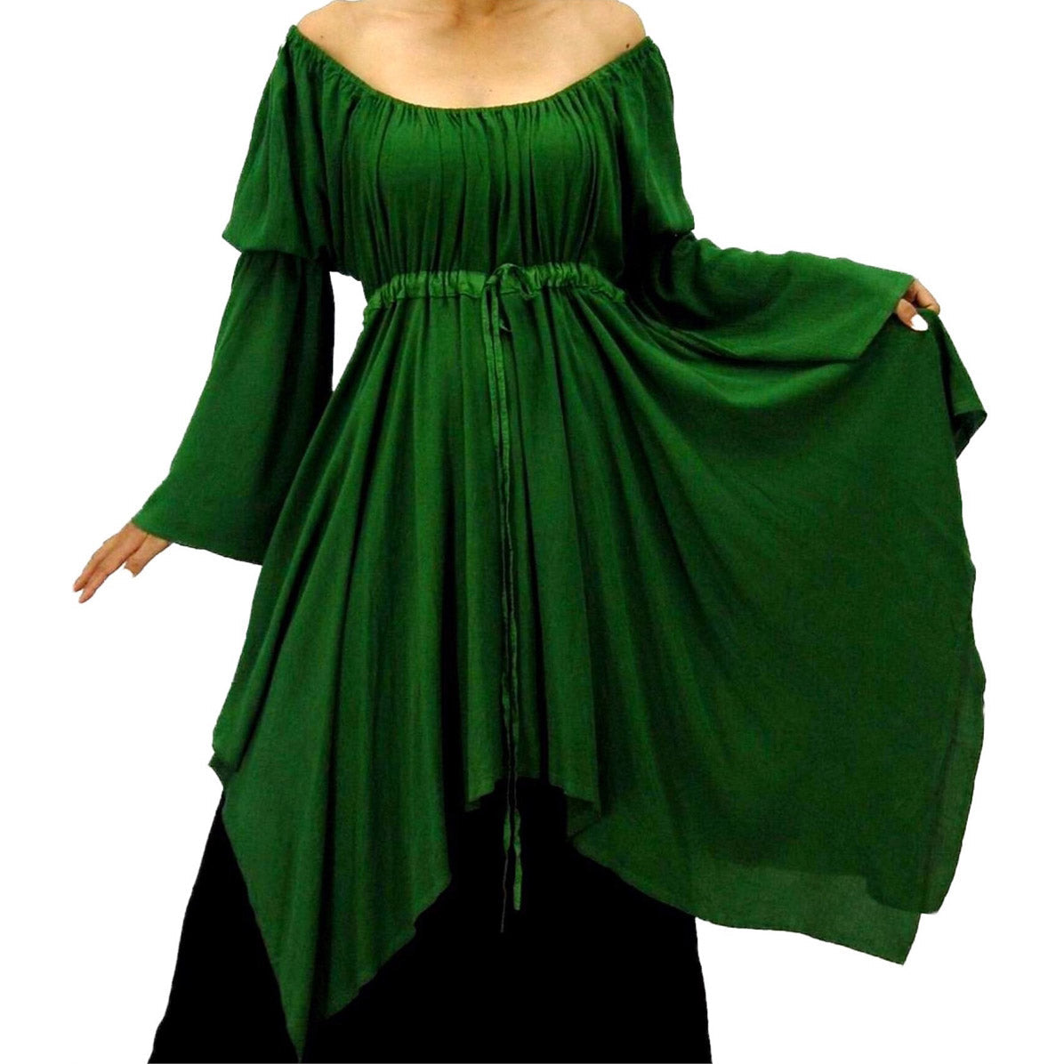 Alma Renaissance Long Sleeves Boho Peasant Blouse