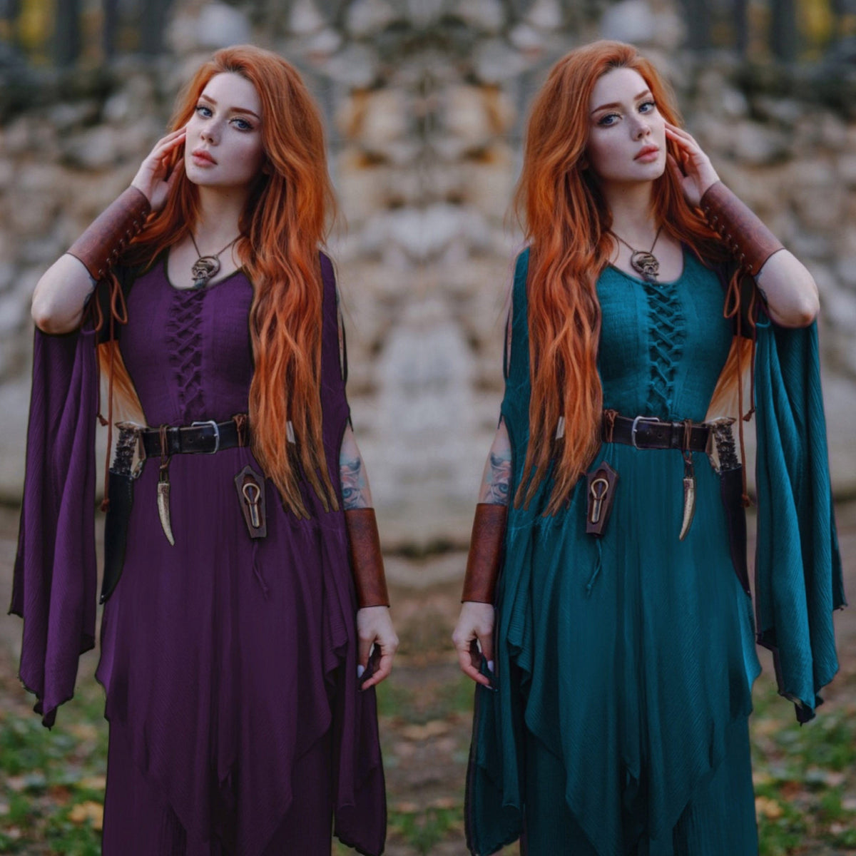 Leona Ren Faire Renaissance Corset Maxi Dress
