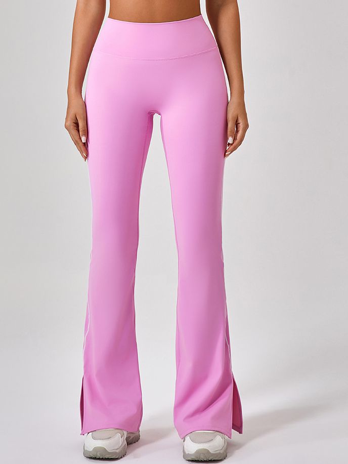 Flare High-waisted Split Pants