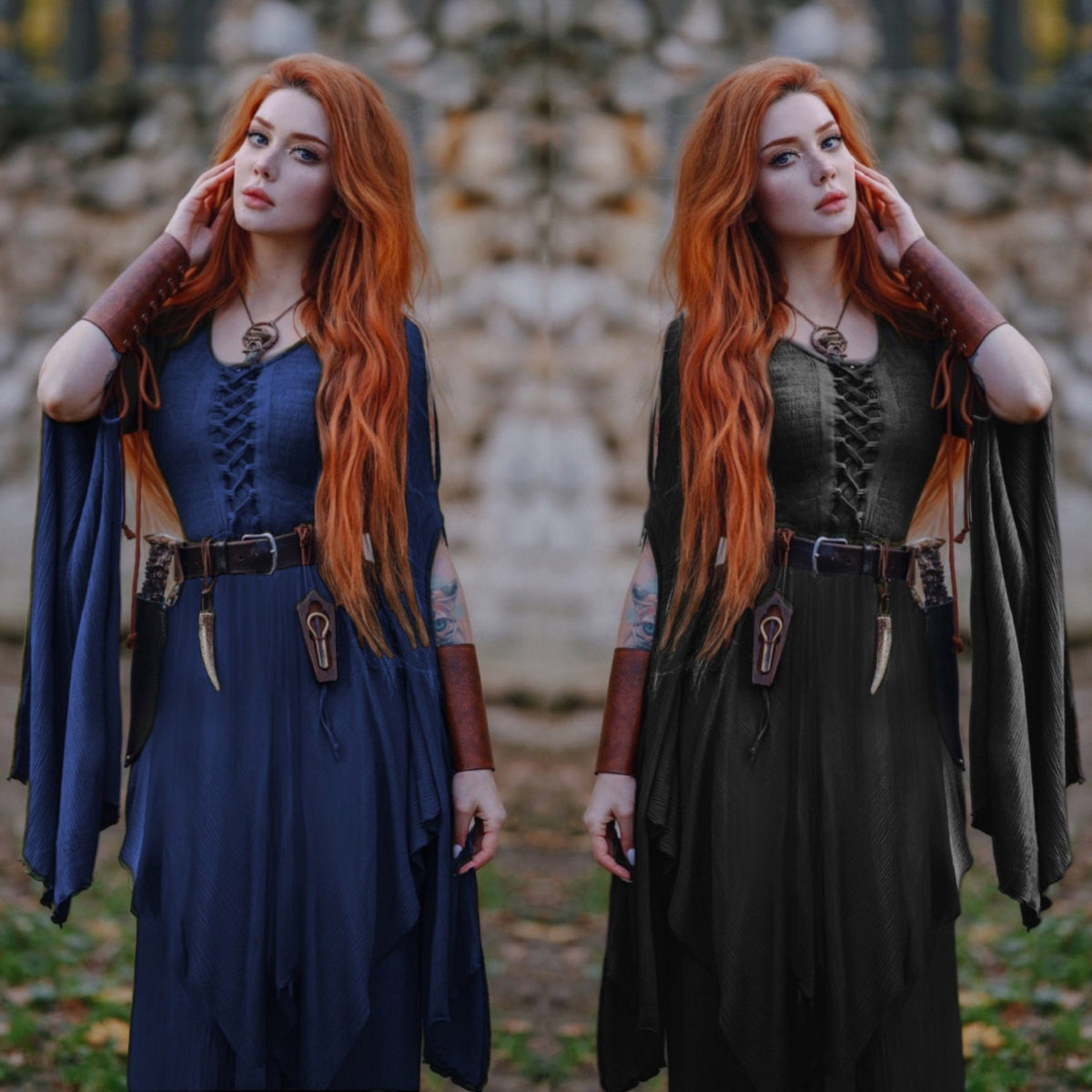 Leona Ren Faire Renaissance Corset Maxi Dress