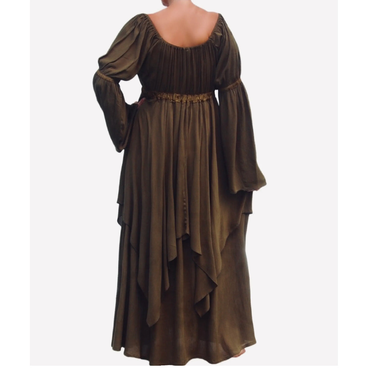 Kimber Long Sleeved Layered Renaissance Boho Dress