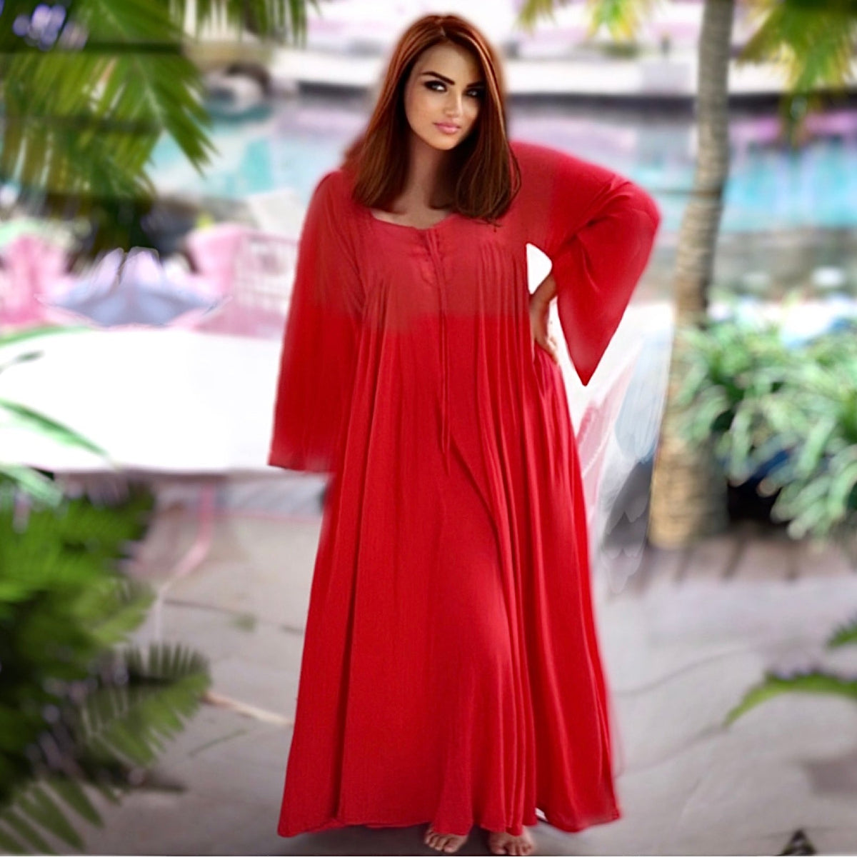 Natalia Art To Wear Lagenlook Moroccan Goddess Dress