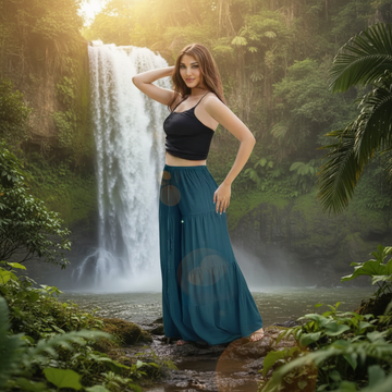 Charlee Ruffle Gaucho Pants
