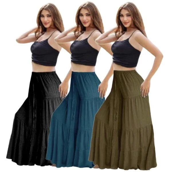 Charlee Ruffle Gaucho Pants