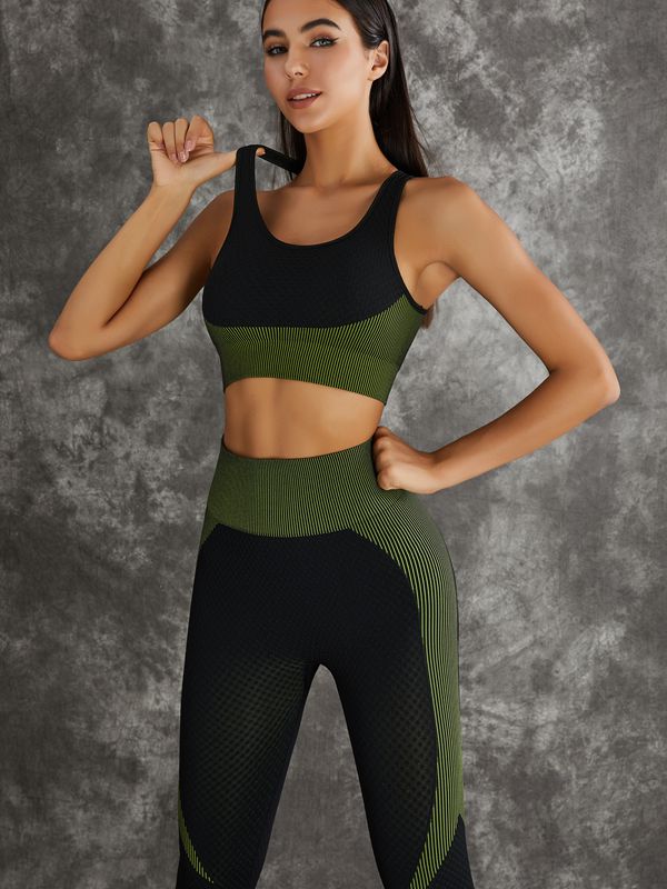 3 Pieces Long Sleeve Zippers Fitness Suits X Carmen?