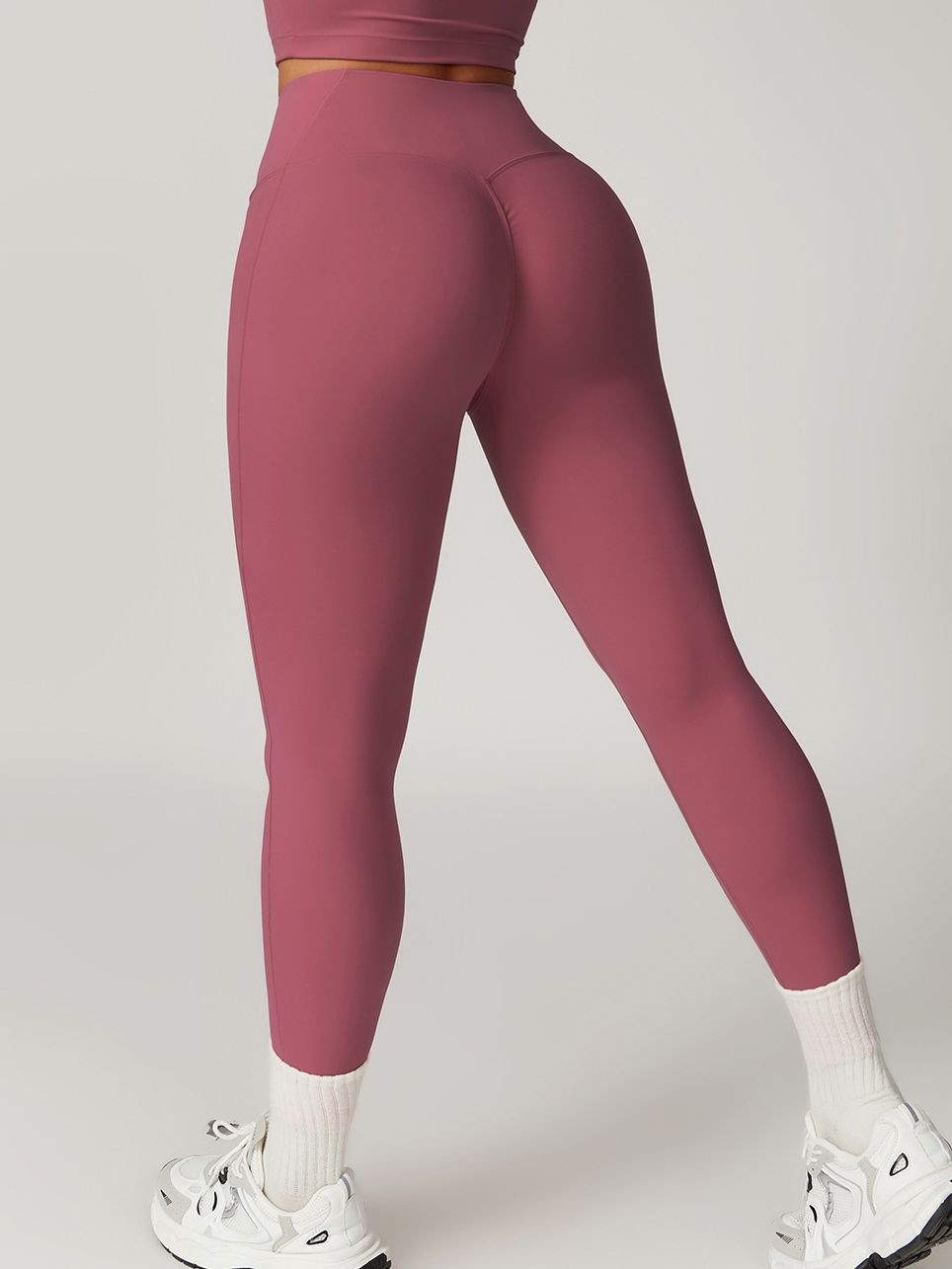 High-waisted Hip-lift Quick Dry Elastic Tight Scrunch Bum Leggings