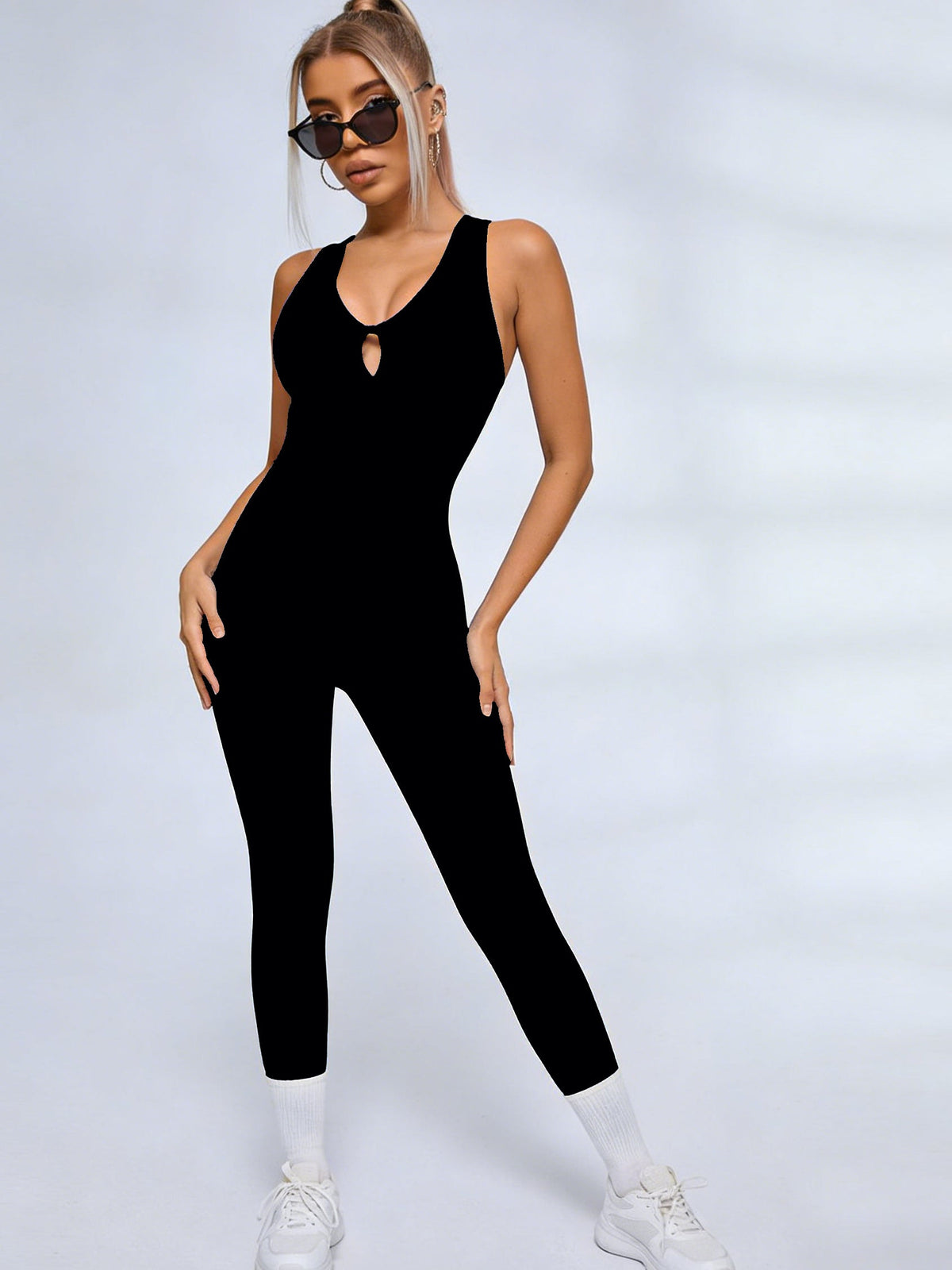 Hollow Out Beauty Back Jumpsuit