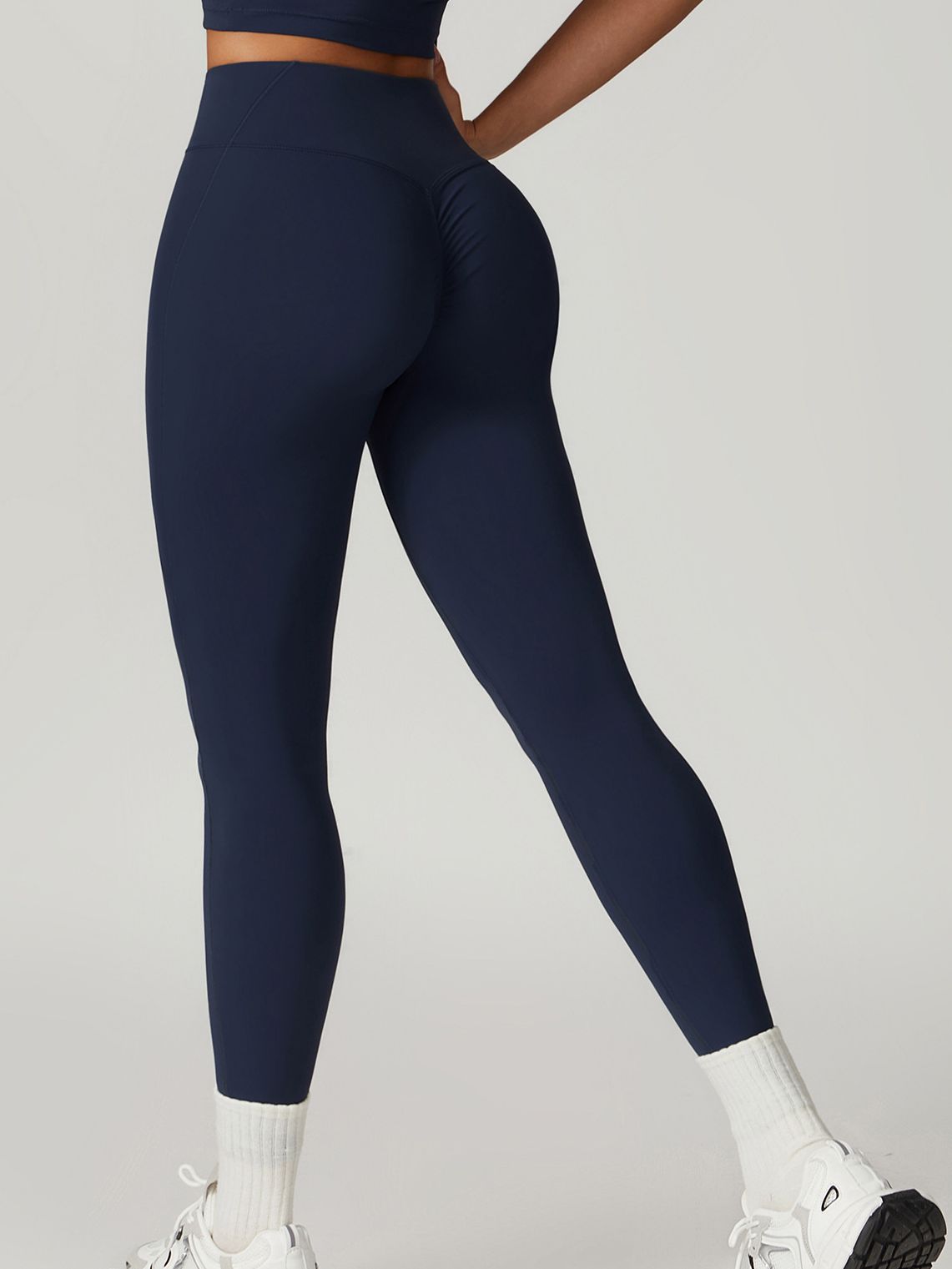 High-waisted Hip-lift Quick Dry Elastic Tight Scrunch Bum Leggings
