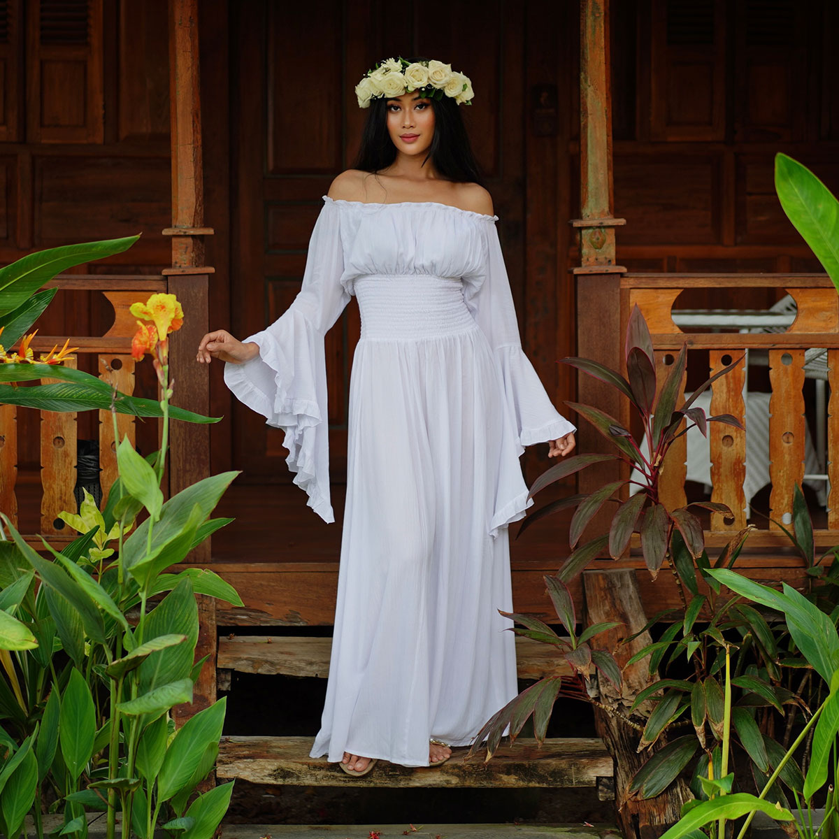 Macie Wiccan Medieval Set 2 Pieces Outfit Maxi Dress