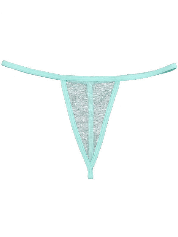 Lace Print T-back Panties