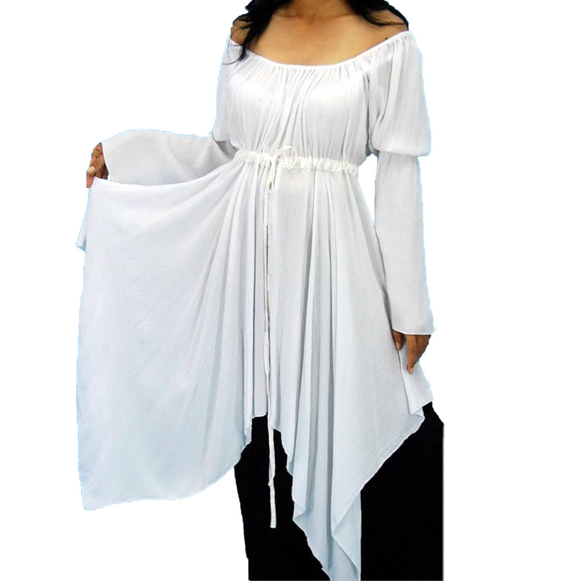 Alma Renaissance Long Sleeves Boho Peasant Blouse