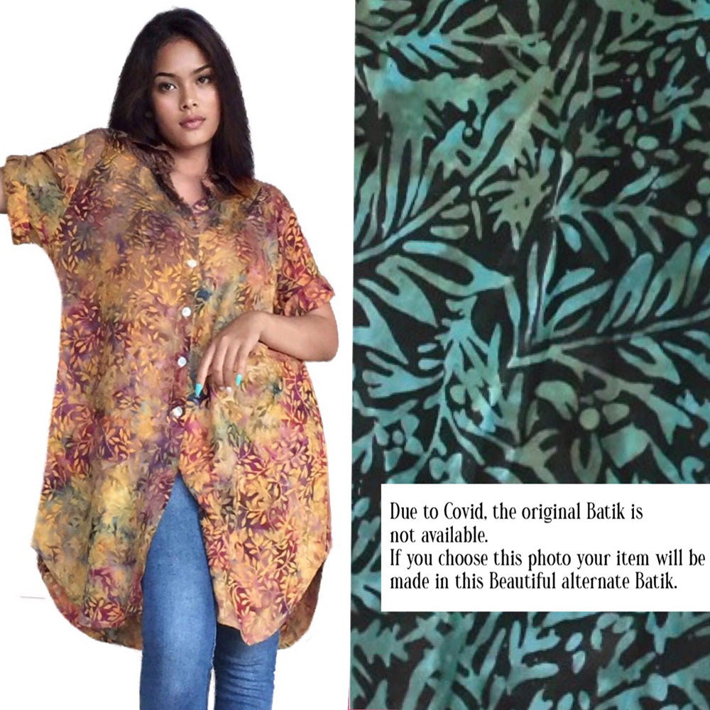 Harley Batik Shirt Long Cut Blouse