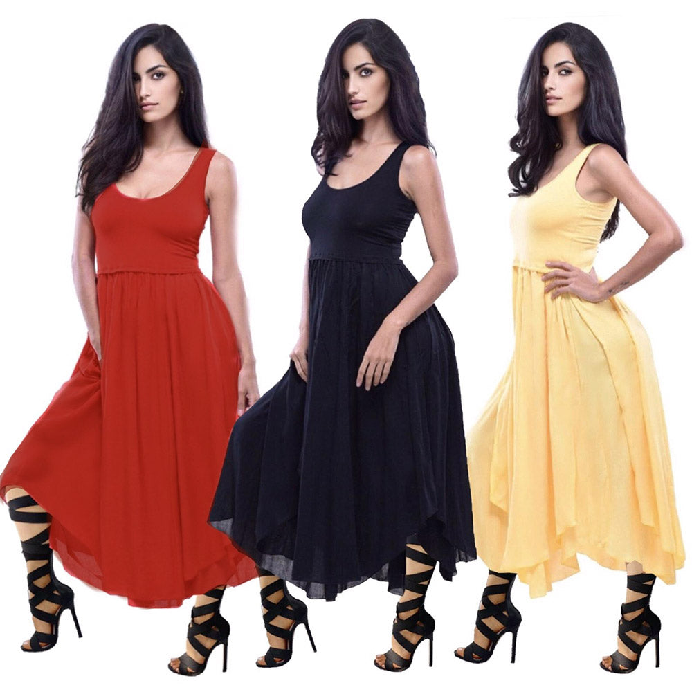 Quinn Stretch Lycra 3/4 Length Midi Dress