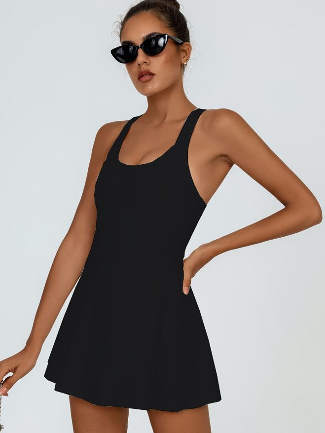 Cross Back Quick Dry Tennis Dress